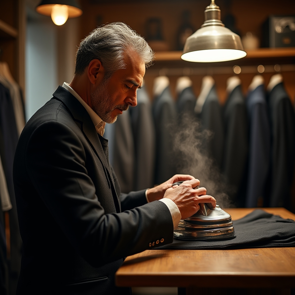 Stiratura professionale di camicie e pantaloni